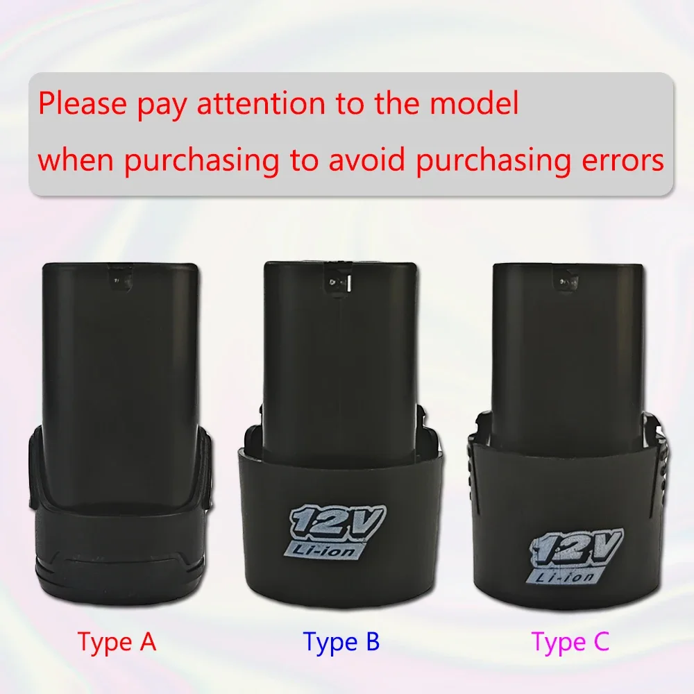 Original 12V 6200mAh type B electric tool universal charging battery,electric screwdriver,electric drill lithium-ion battery