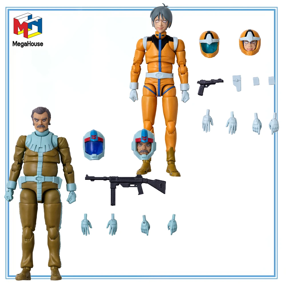 

100% оригинал MegaHouse G.M.G. Коллекция Kidou Senshi Gundam Ramba Ral Принцие Zeon (Нурний костюм, версия) Кай Шиден