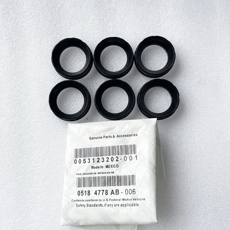 

NBJKATO Brand New Spark Plug Gasket 6PCS Set 05184778AB For Dodge Journey Grand Caravan Jeep Chrysler 300 300C Pacifica Voyager