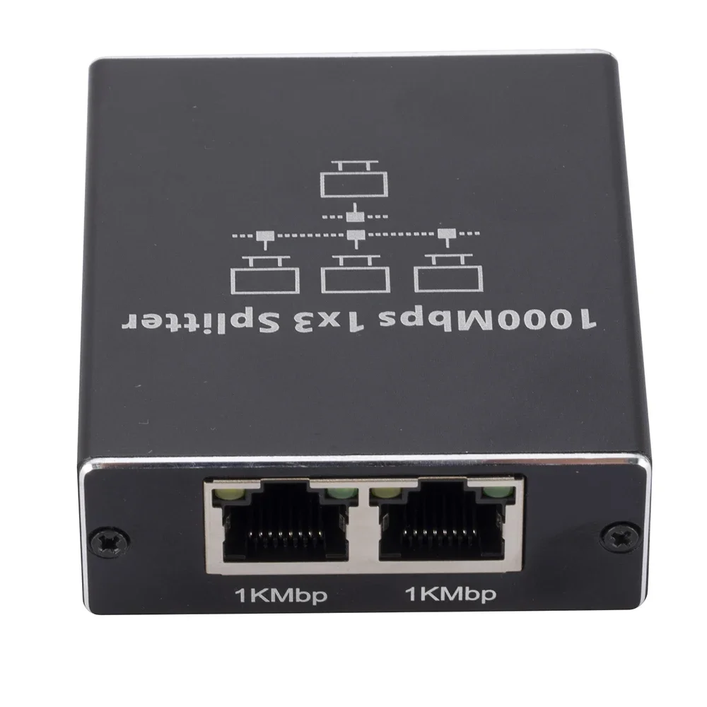 Gigabit Ethernet Switch Rj45 Splitter LAN Gigabit Extension Adapter 1000Mbps Network Connector for PC Laptop TV Box Router