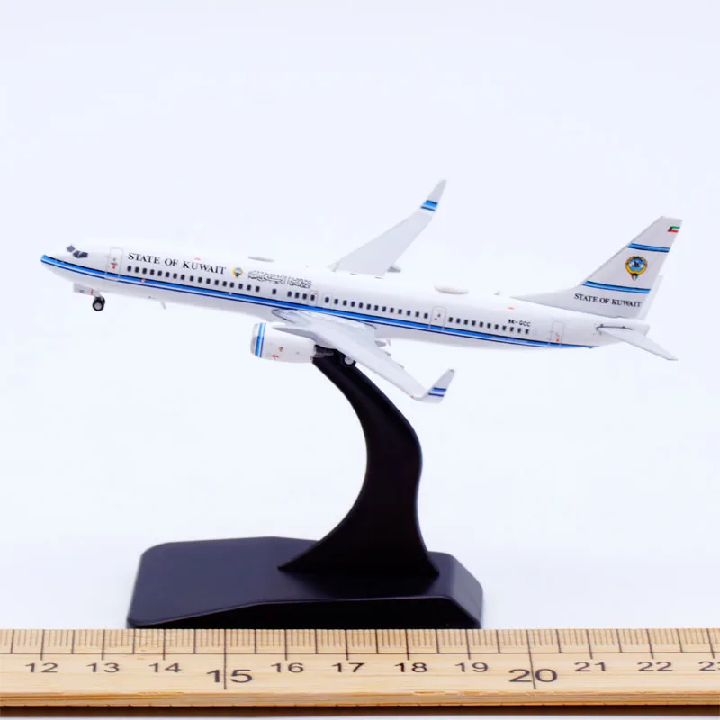 합금 수집용 비행기 선물, JC 날개, 1:400 쿠웨이트 보잉 B737-900ER 다이캐스트 항공기 제트 모델 9K-GCC, XX40057