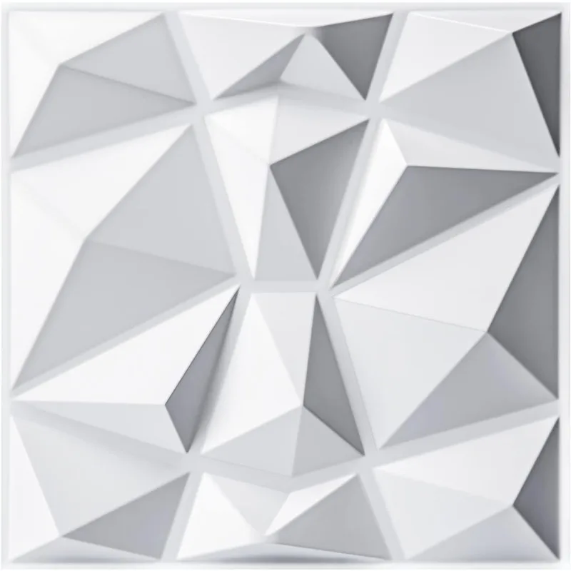 Decorative 3D Wall Panels in Diamond Design, 12