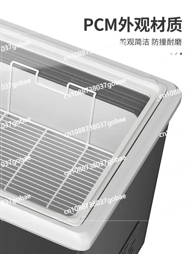 Commercial horizontal display glass door frozen fresh-keeping cabinet supermarket combination ice cream cabinet