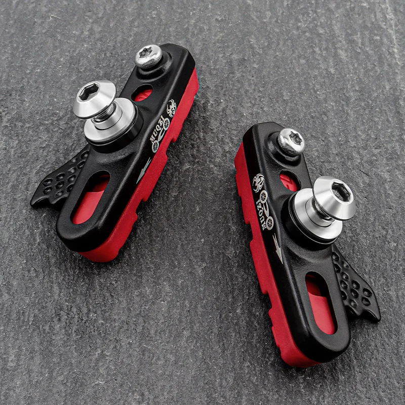 MUQZI Road Bike Brake Pads Aluminum Ultra Light Brake Shoes MTB Bicycle Brake Block For Alloy Rims