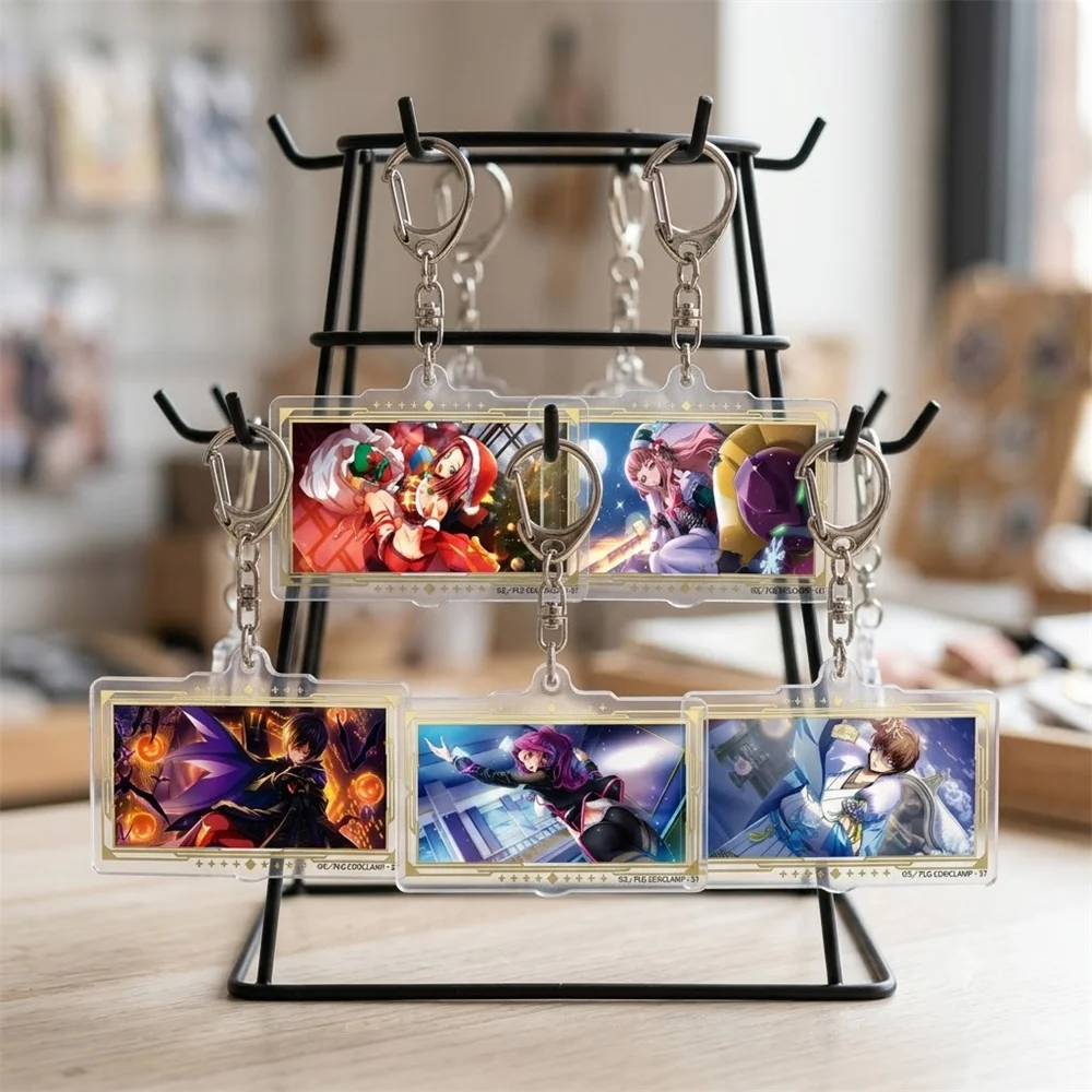 6cm Anime Lelouch Lamperouge Acrylic Keychain Characteristic Characters Ornament Accessories Goods Collection Christmas Gifts