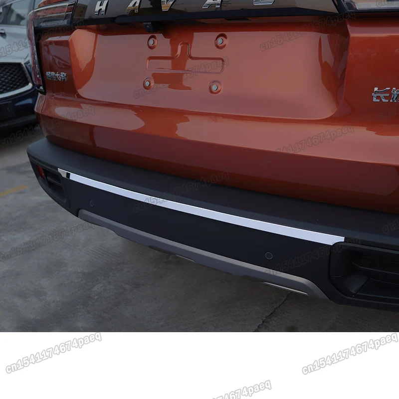 shiny silver car taildoor tail door rear gate bumper trims for Haval Dargo 2020 2021 2022 2023 Accessories big dog panel styling