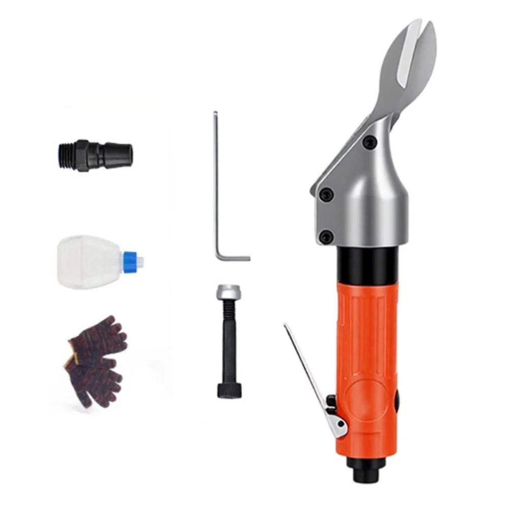 2600RPM Pneumatic Air Shear For Sheet Metal Cutting Up- To 1.6mm Aluminum And Steel Roofing With Low Vibration Design