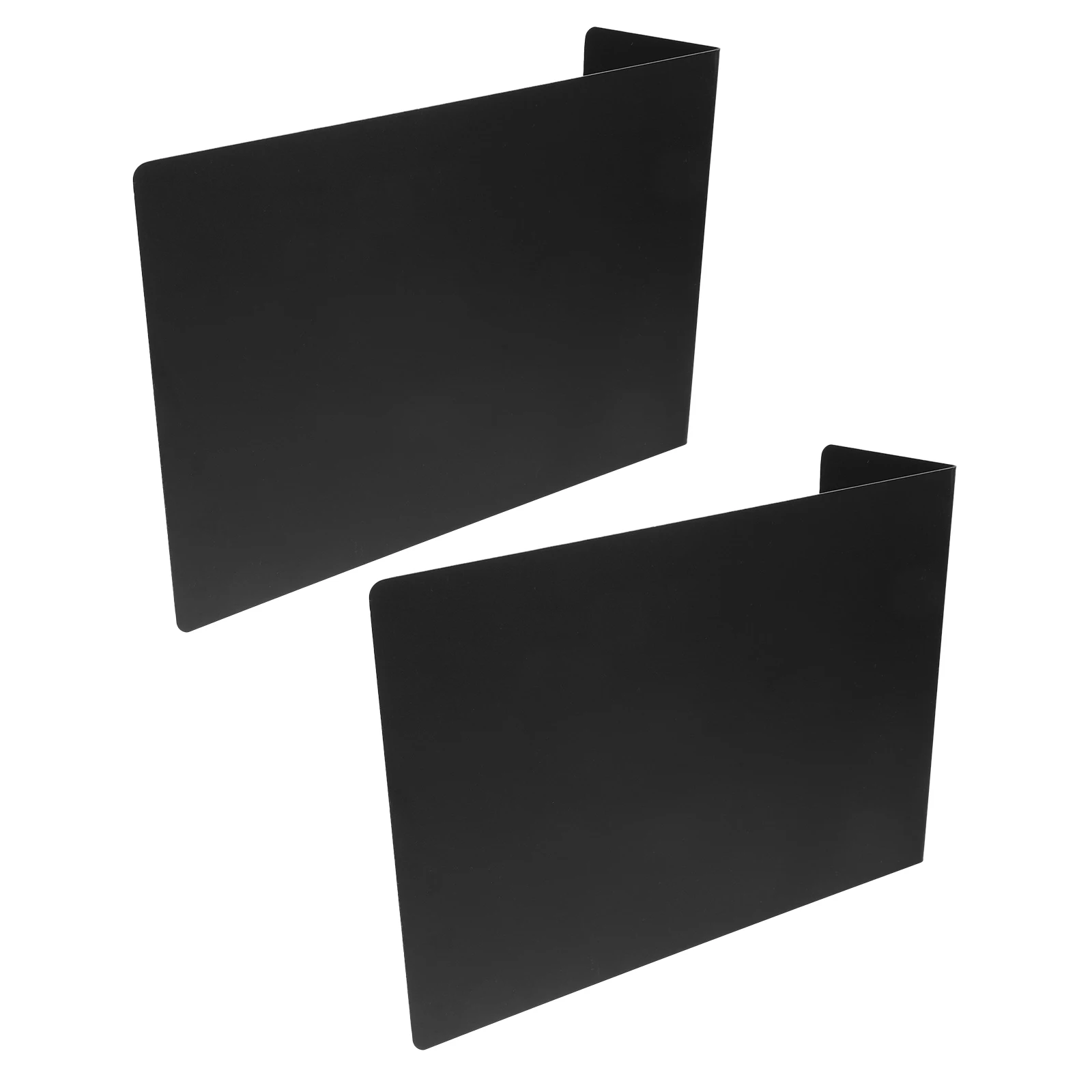 

2 Pcs Blackboard Message Board Chalk Labels Food Tags Stand Up Signage Coffee Bar Plastic Small Tabletop Buffet Signs
