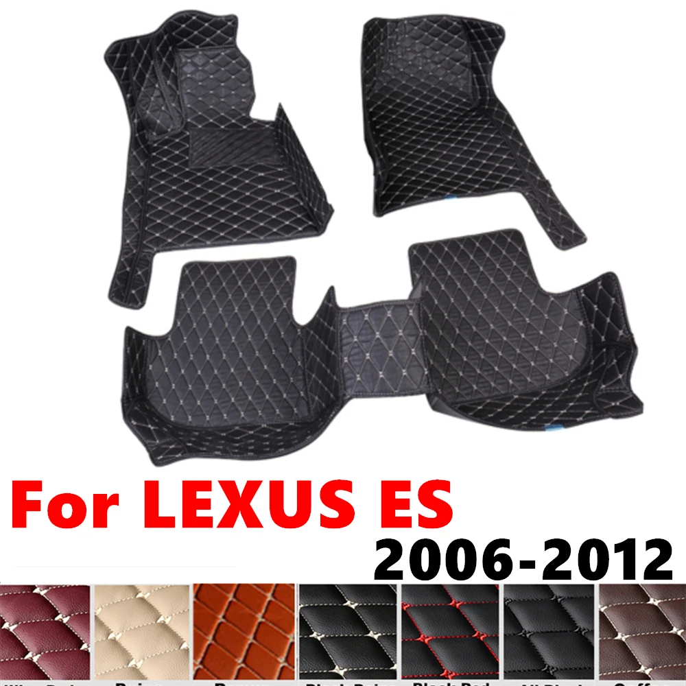 

Автомобильные коврики для Lexus ES 2012 2011 2010-2006, подходят для передних и задних напольных покрытий, накладки на ножки, коврик, аксессуары для интерьера