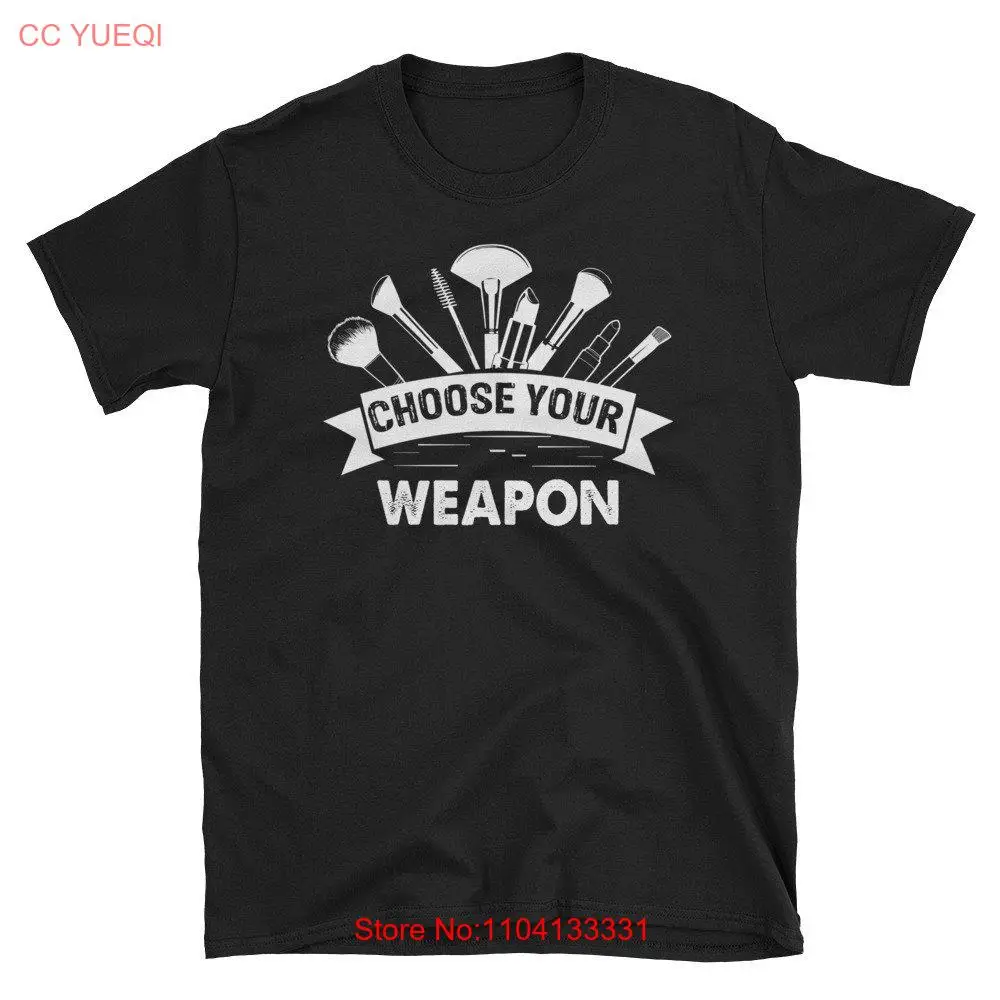 Makeup ArtisT T Shirt Makeover Blending Weapon   long or short sleeves