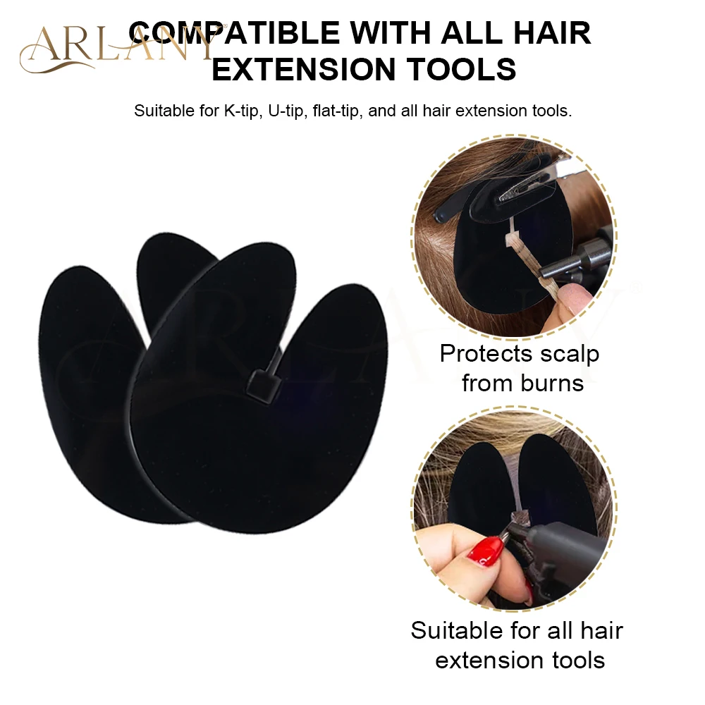 ARLANY Hair Extension Cutter Pliers 5Pcs Acrylic Heat Shield for Keratin Extensions K Tip Hair Tool Keratin Bond Cutter Pliers