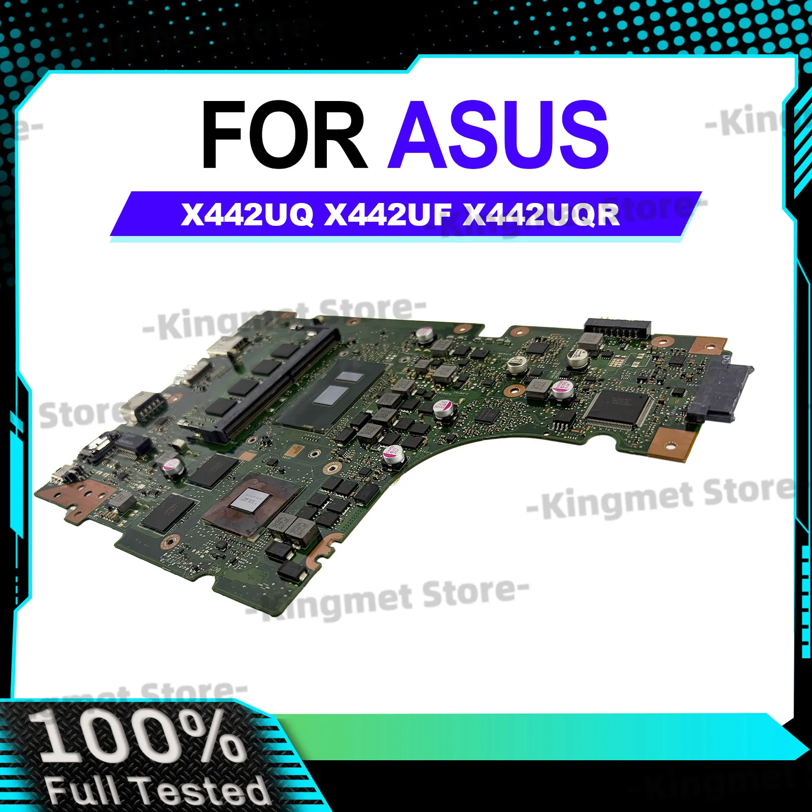 X442UQ Laptop Motherboard For ASUS A442U X442UF F442U X442UR X442UQ X442UNR X442URR R419u X442UAR X442U Mainboard I3 I5 I7 CPU