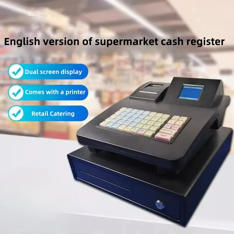 

Merchant super cashier one-screen convenience store cashier system English version Shopping malls and supermarkets Cash register