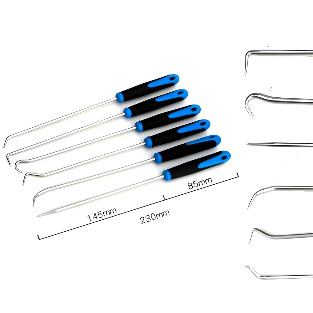 6Pcs Auto Reparatur Mini Hand Haken Werkzeug Öl Dichtung Schraubendreher O-Ring Removal Tool Set Präzision Schraubendreher-set öl Dichtung Puller