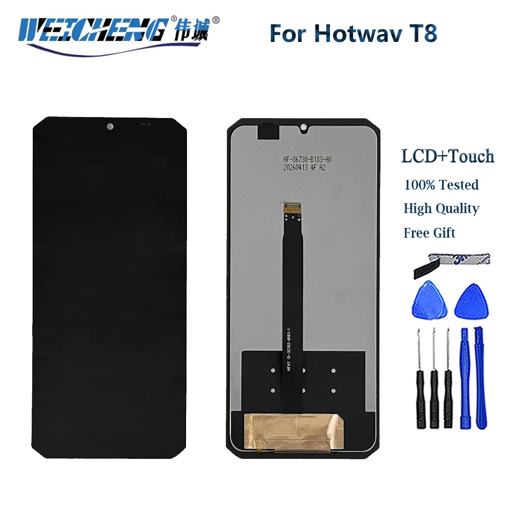 For Hotwav T8 LCD Display+Touch Screen Display Glass Panel Replacement For Hotwav T8 LCD Screen Repair Parts