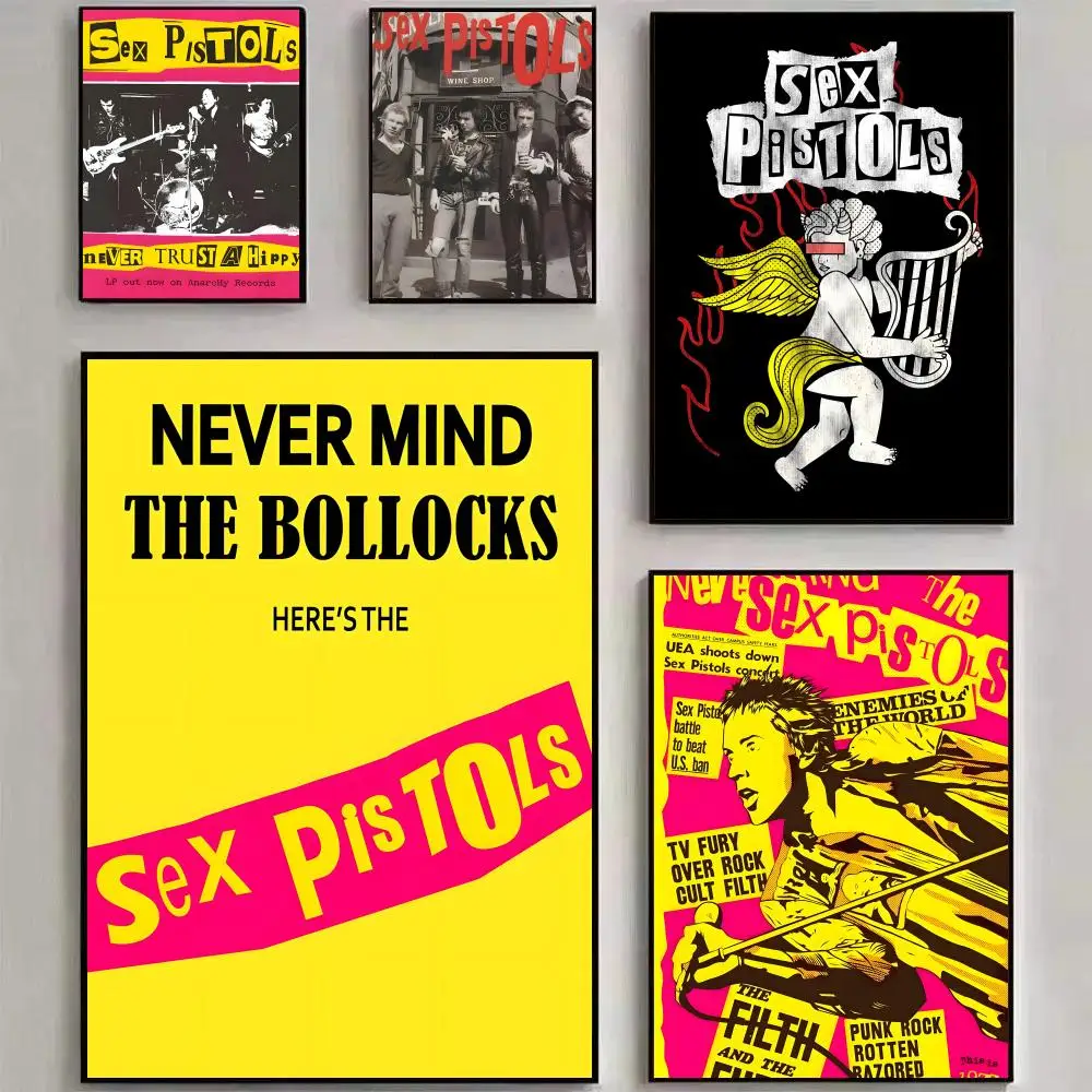 Affiche d'une des groupes punk les plus influents, art HD, autocollant mural imperméable, décoration esthétique pour la maison, le salon, la chambre à coucher, le bar