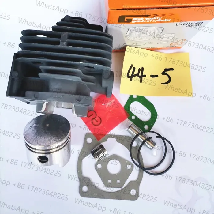 1E44F-5 Cylinder piston kit 44mm for 44F-5 44-5 52CC BG520 CG520 trimmer cutter zylinder piston ring pin clip gasket bearing