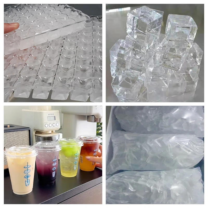 Lebanon Industrial 3T Energy Saving Ice Cube Making Machine 110V With 100kg Storage Includes Compressor Motor Gear