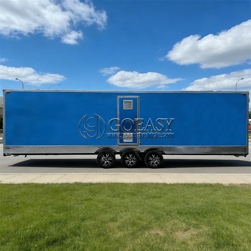 High-End Customizable Restroom Trailer – Factory-Made Outdoor Mobile Toilet with Shower Features