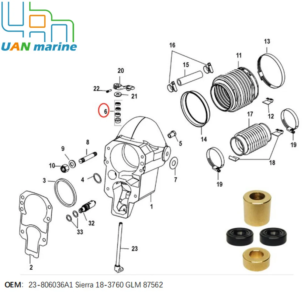 27-94996Q2 Bell Housing Gasket Kit for MerCruiser Alpha one Gen II Sterndrive 27-94996Q2 Bell Housing Gasket Kit for MerCruiser Alpha one Gen II Sterndrive