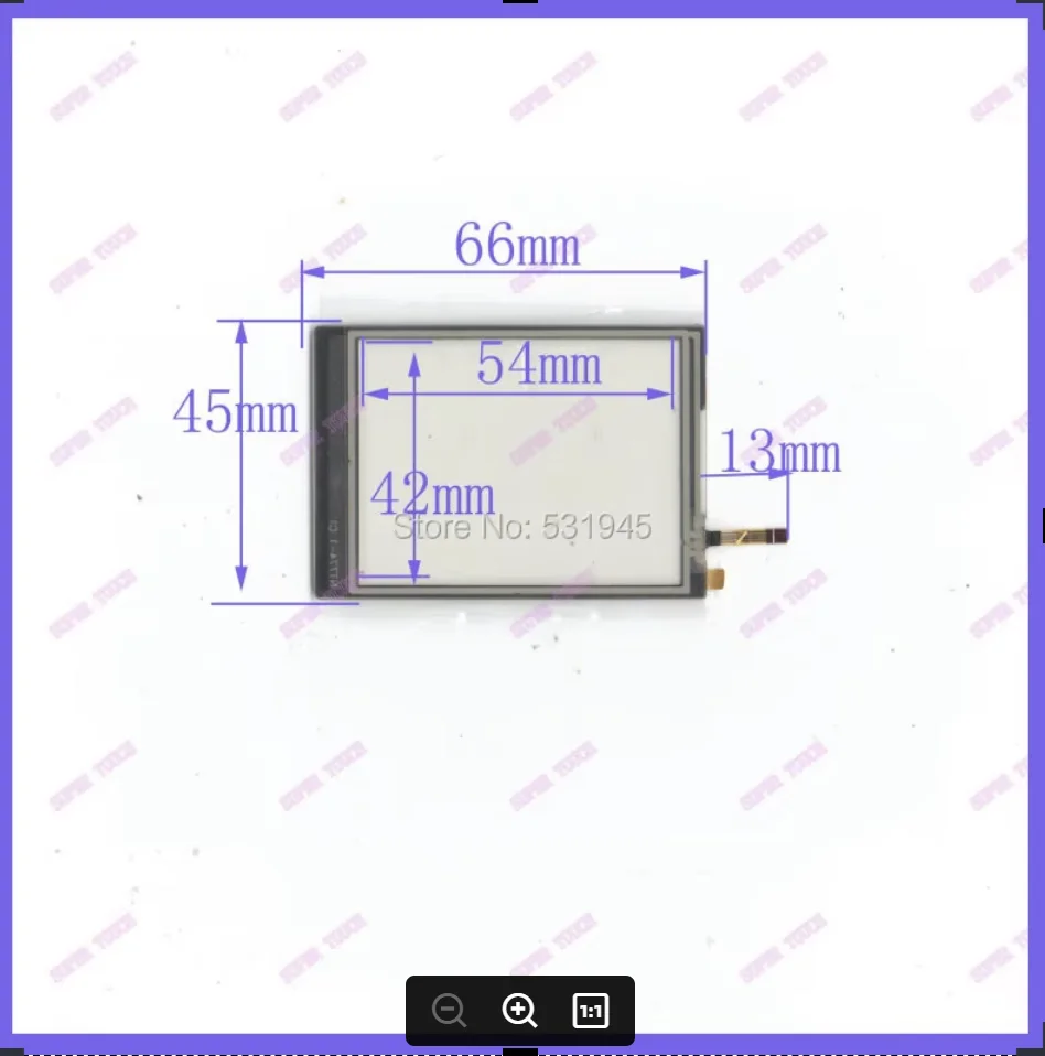 

ZhiYuSun 66mm*46mm original handwritten3.5 inch touch screen panel free shipping 66*46 on Digital resistance compatible