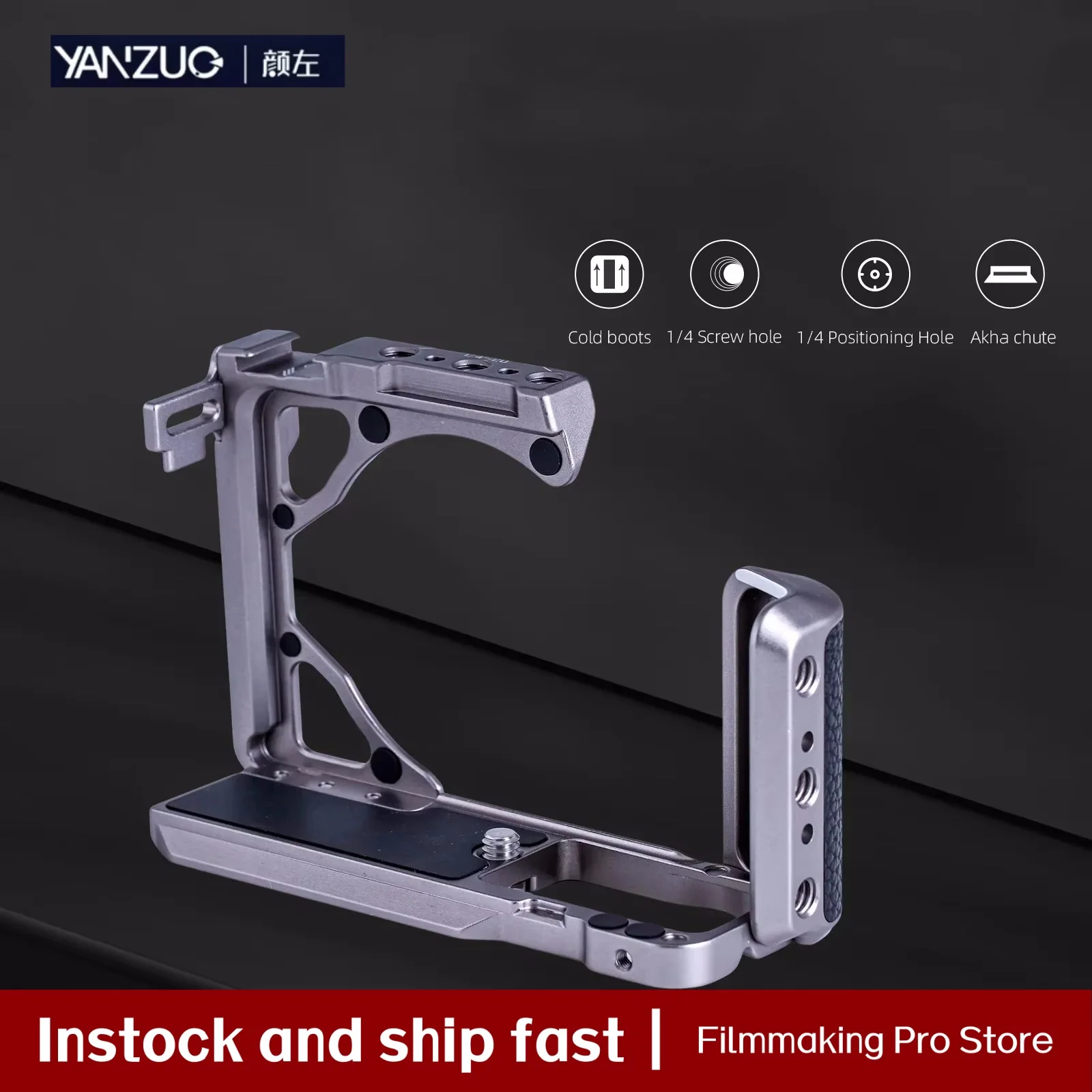 

YANZUO Camera Cage For Fuji Xm5 Camera, Metal Expansion Protective Frame