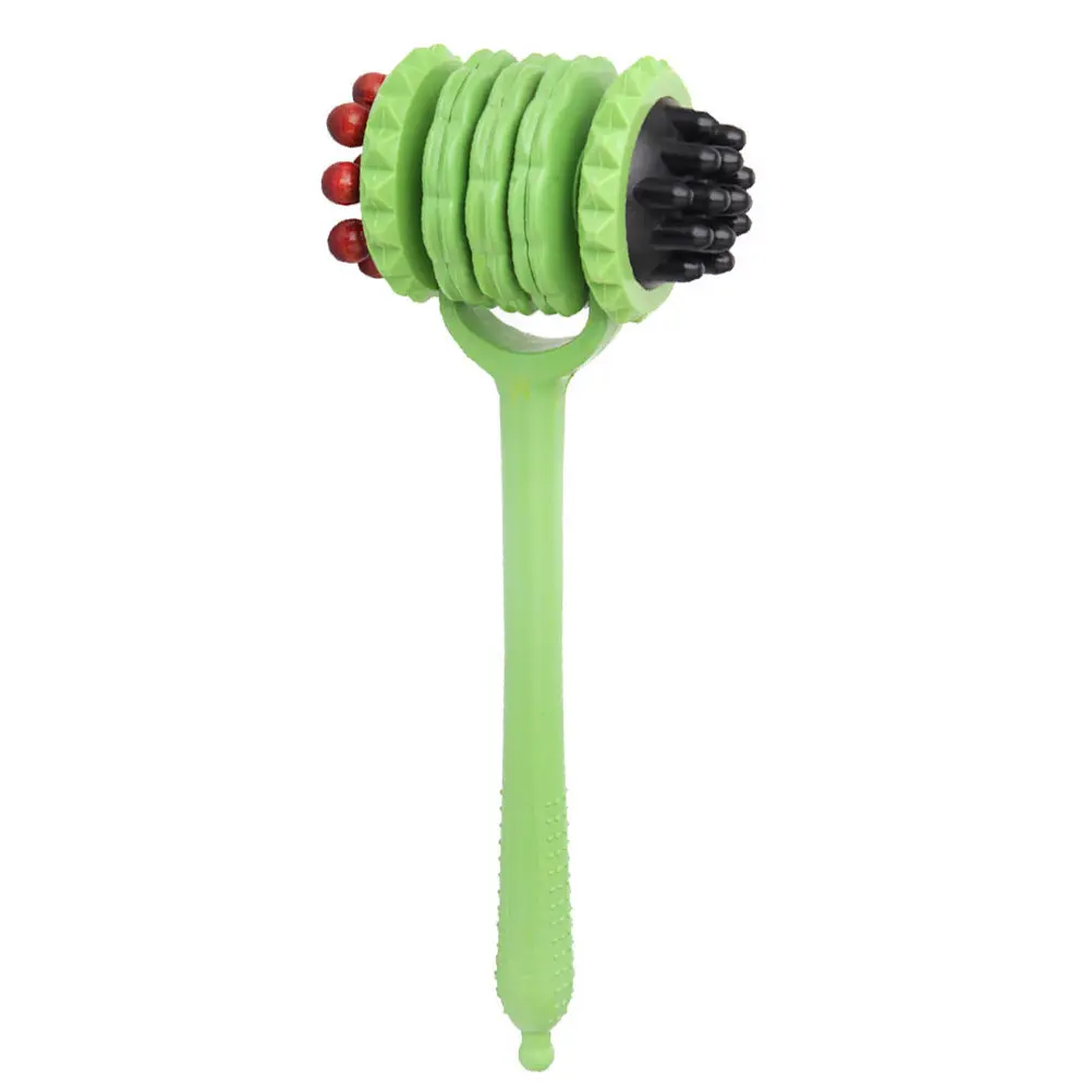 

Multifunctional ABS Massage Hammer Roller for Back Waist Leg Shoulder Body Relief Long Handle Ergonomic Massager Tool for Men