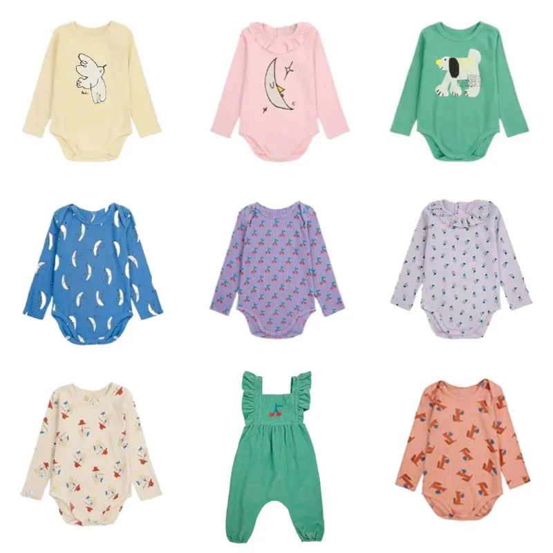 

Pre-sale (Ship in September) 2024 BC Autumn Girls Rompers Print Casual Cotton Rompers Baby Boy Winter Newborn Baby Clothes