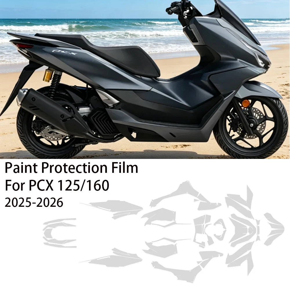 PCX125/160 Anti-scratch Protective Invisible Protective Paint Protective Film For HONDA PCX 125/160 2025-2026 Motorcycle TPU PPF