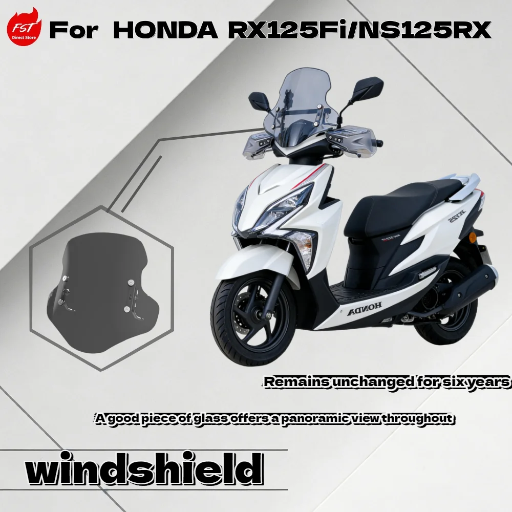 

Премиальное гибкое ветрозащитное стекло для Honda RX125 Fi NS125RX, модифицированные аксессуары для скутеров.