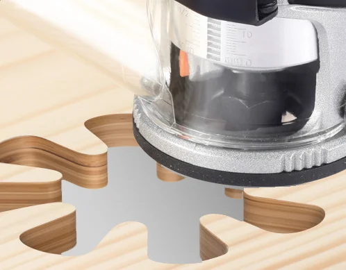 เครื่องงานไม้ เครื่องตัดความเร็วข้ามพรมแดน เครื่องสล็อตการกัดแบบนุ่มนวล