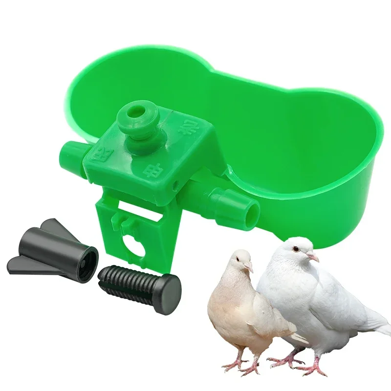 Chicken Bird Water Drinking Cups for Chicken Quail Chicken Waterer Bowl Automatic Poultry Coop Feeder Water Drinking Cups 5/10Pc