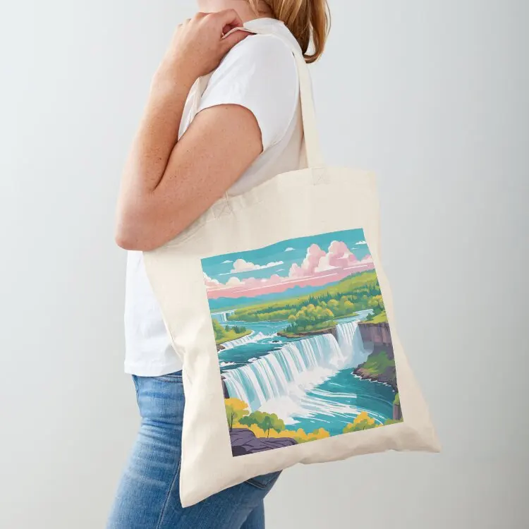 Niagara Falls Landscape Tote Bag Custom bag Women's bags tote bag women sacs de shopping
