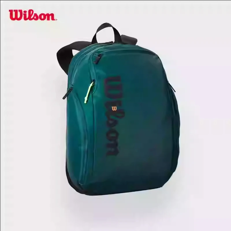 Wilson Tennis Paddle Backpack Squash Badminton Racket Bag Carrying Handbag Men Large Capacity Sports Bags Super Tour Blade V9