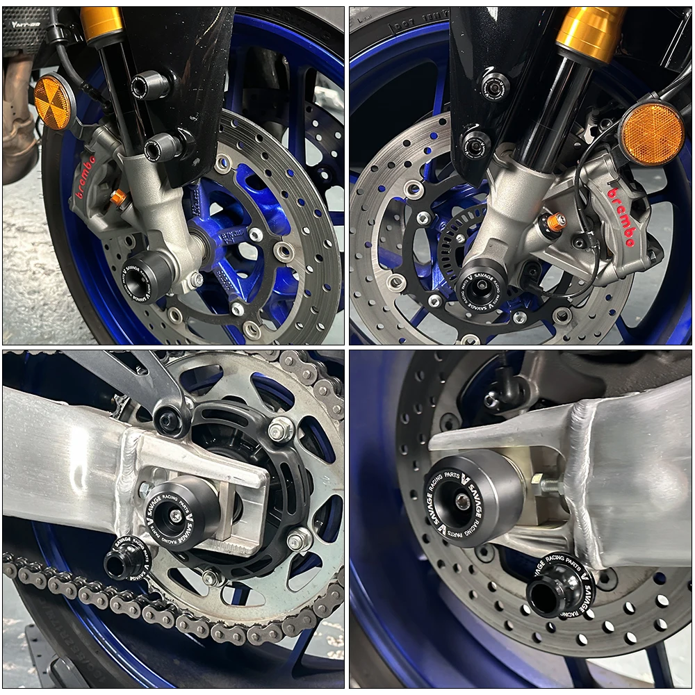 2025 For YAMAHA MT-09 Frame Fairing Crash Guard Wheel Fork Axle