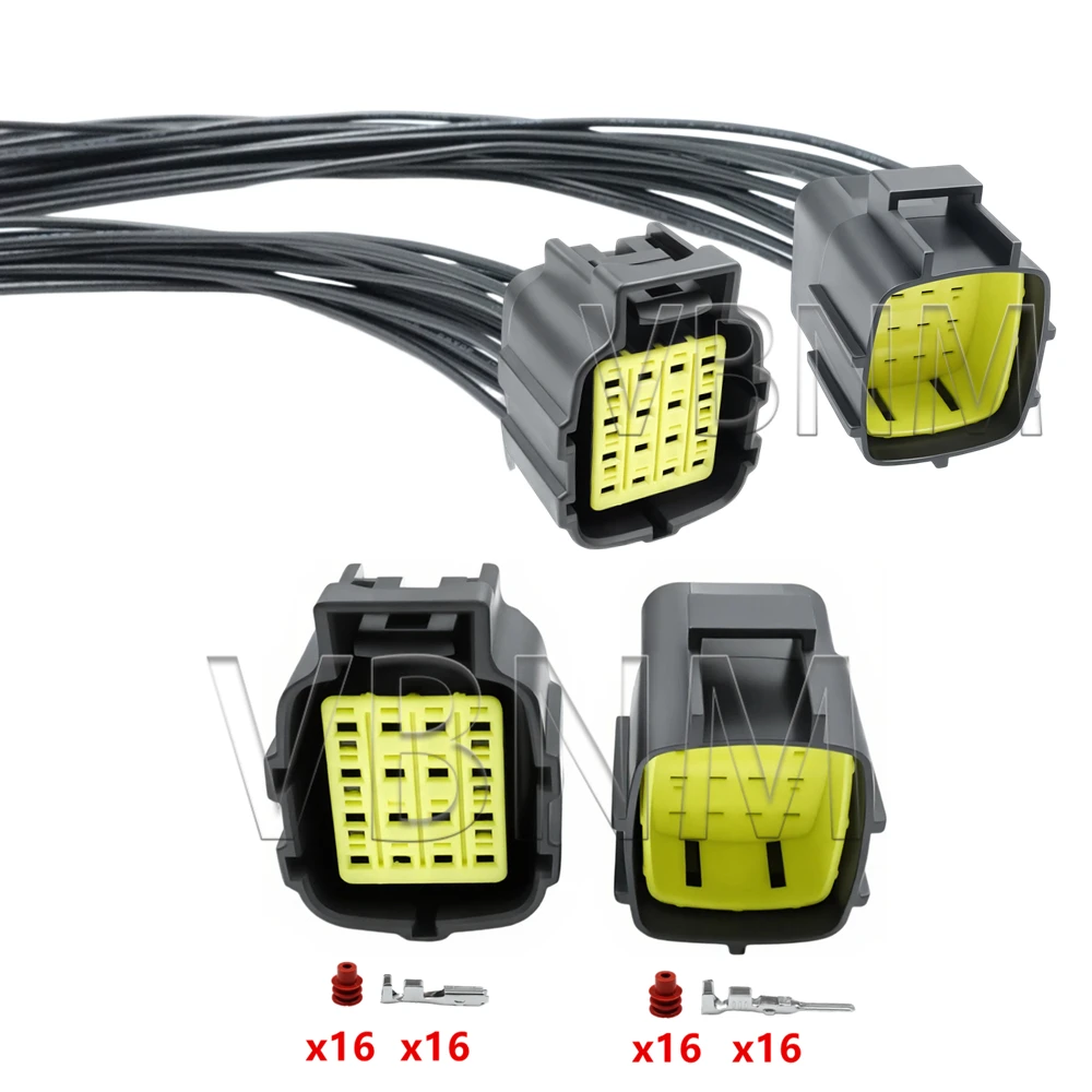 16 Pin 368047-1 368049-1 368050-1 Wire Cable Socket AC Assembly Auto Accelerator Pedal Plug Car Plastic Housing Connector