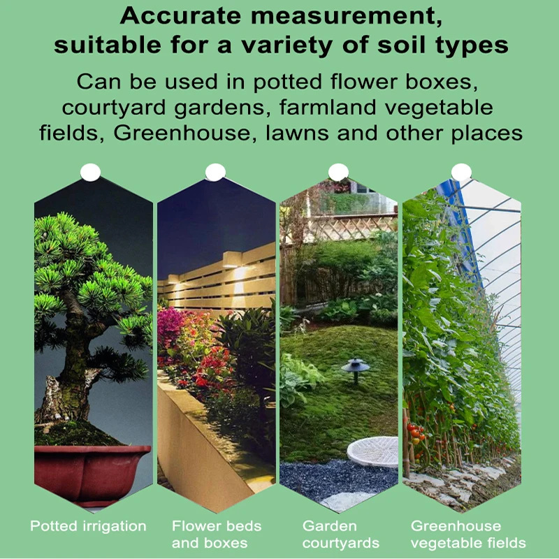 Tuya Soil Tester Moisture Meter Soil Water Tester Sensor Detector Home Assistant APPconnection Temperature and Humidity Detector