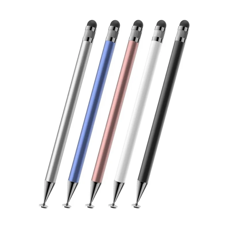 

2-in-1 Stylus Pen High Sensitivity Disc Tip Rubber Tip Touch Pencil Suitable for Apple iPhone iPad Android Samsung Tablet Phone