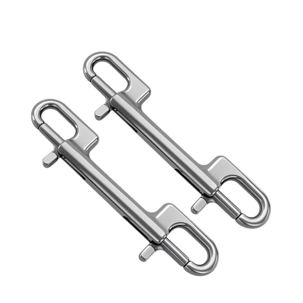 Convenient 316 Stainless Steel Bolt Snap Hook Dual Head Quick Use Spring Snap Hook Diving Hook Diving Equipment