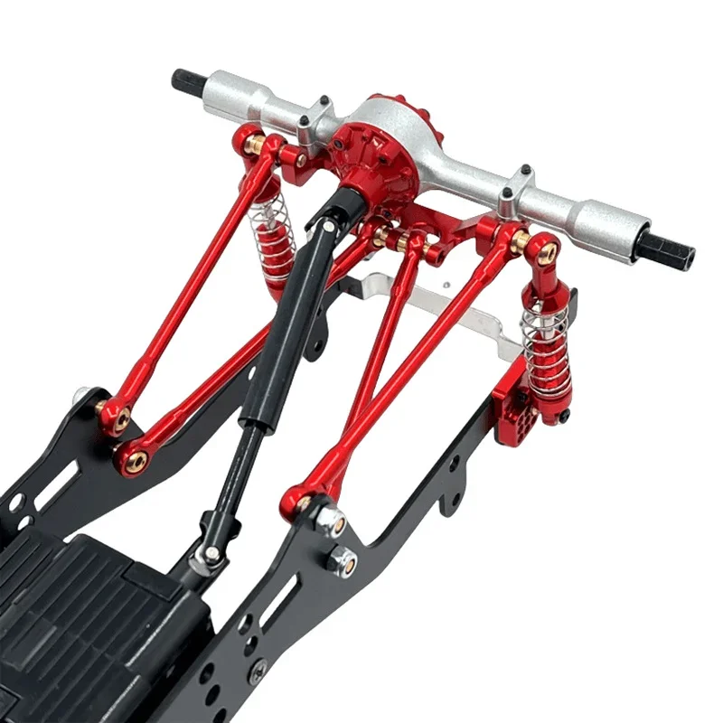 WPL C14 C24 C34 C44 C54 B14 B24用メタルフロントリアアクスルとドライブシャフトセット1/16 RCカーアップグレードパーツアクセサリー