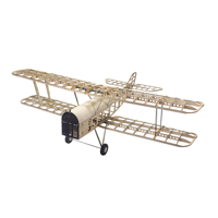 SE5A Fighter Aircraft Balsa Wood Laser Cut RC Airplane Kit Frame Only, DIY Aeromodelling Scale Model for Adults Hobby Aircraft