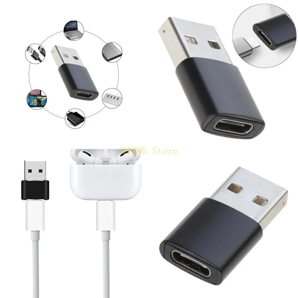 컨버터 USB 유형 A 남성에서 USB 유형 C 여성 데이터 전송 충전 어댑터 최고의 판매