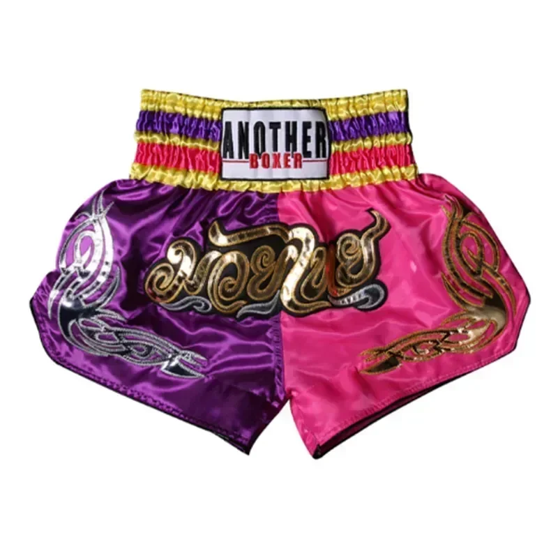 

Professional Boxing Pants for Men Printing MMA Shorts Breathable Fighting Muay Thai Training Pants Gym Sanda Sports kickboxing