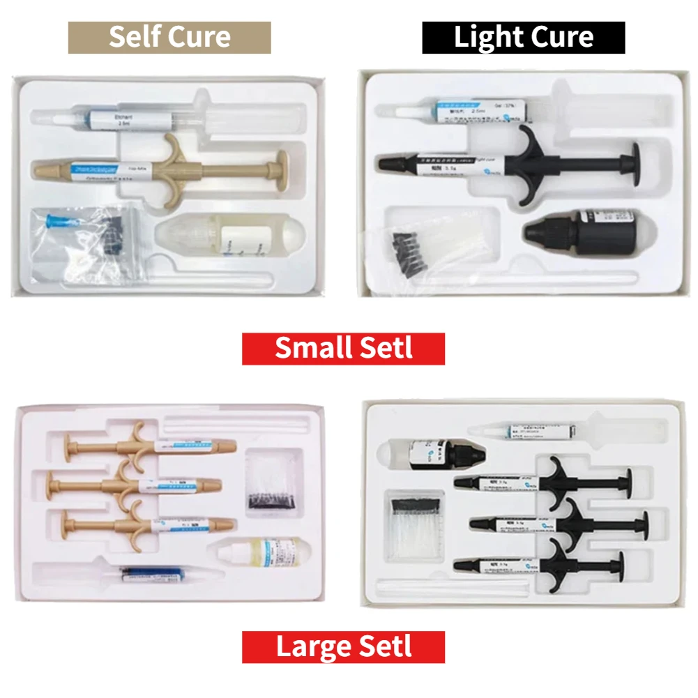 Dental Dentistry Professional Braces Glue Orthodontic Kit Orthodontic Bracket Adhesive Self curing/Light curing Enamel Adhesive