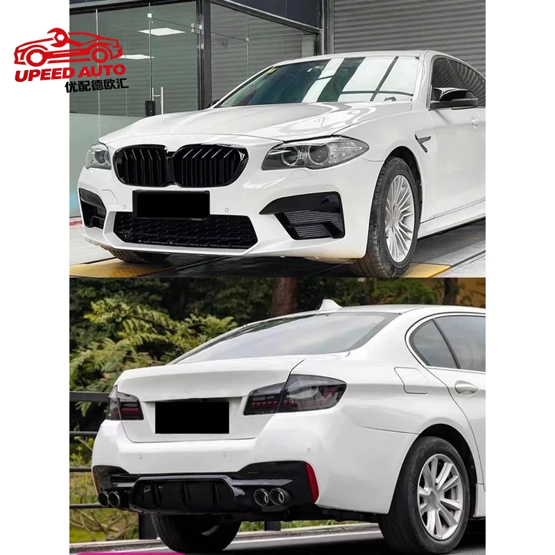 Suitable for Body Kit BMW 5 Series F10 F18 11-17 Modified New Style M5 Front Rear Bumper Side Skirt Tail Throat Car Accessories view 3