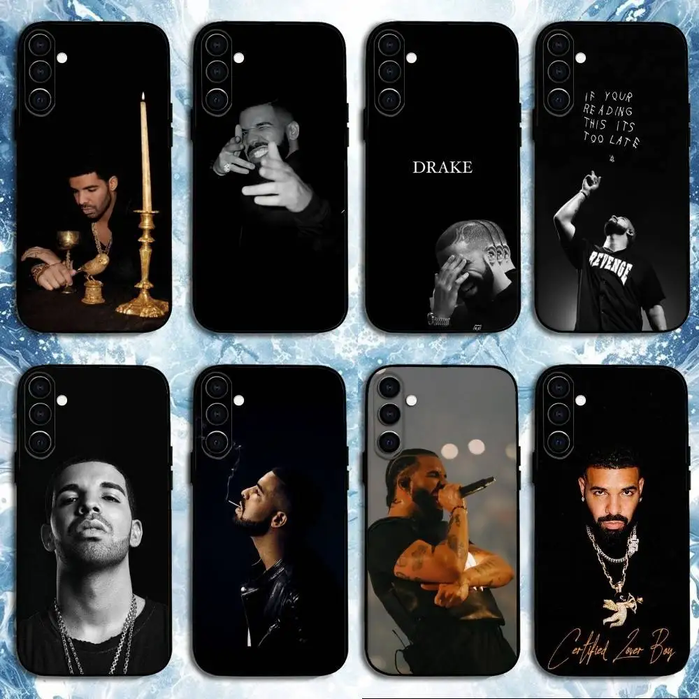 

Чехол для телефона Rapper D-Drake для Samsung Galaxy A73, A72, A71, A70, A53, A52, A51, другие мягкие черные корпуса