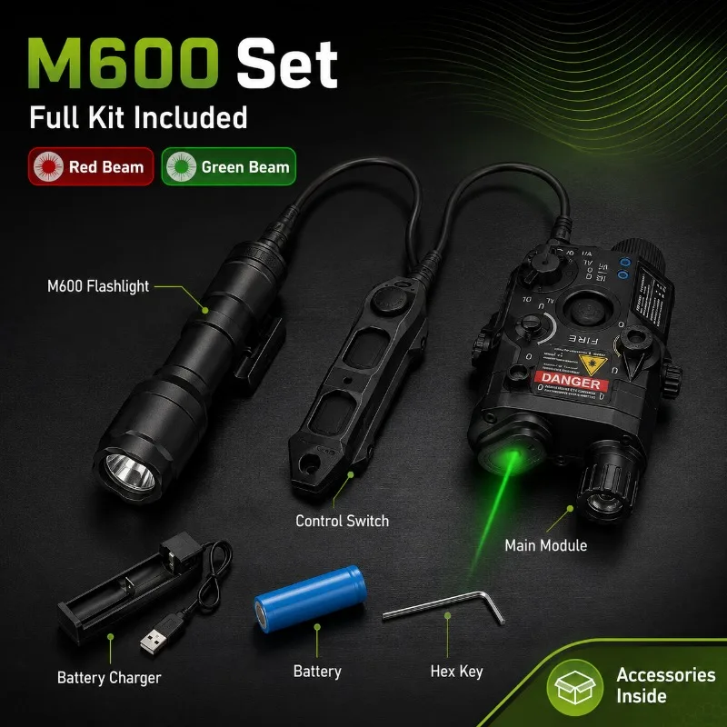 M300A M600C Matching Alloy Light Module Dual‑Mode Tail‑Control Beam Accessory