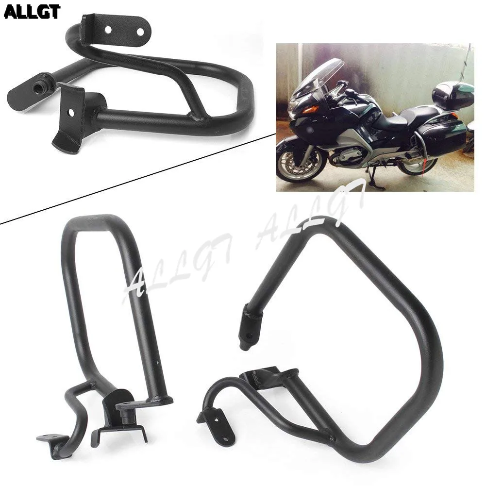 

Black Motorcycle Rear Bumper Highway Crash Bars Engine Protection Guards for BMW R1200RT 2005-2010 2011 2012 2013