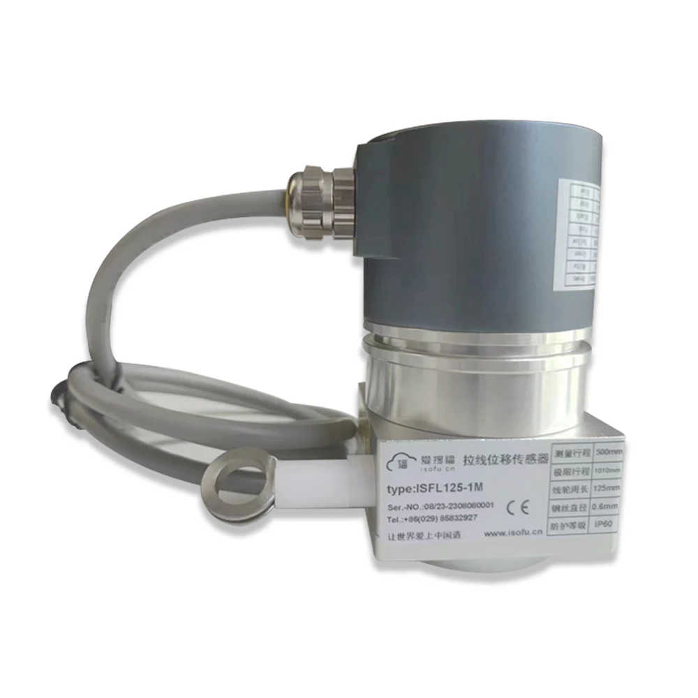 

ISOFU 3Meters High Precision And High Protection Level Pull Wire Displacement Sensor, Position Sensor, Linear Measurement