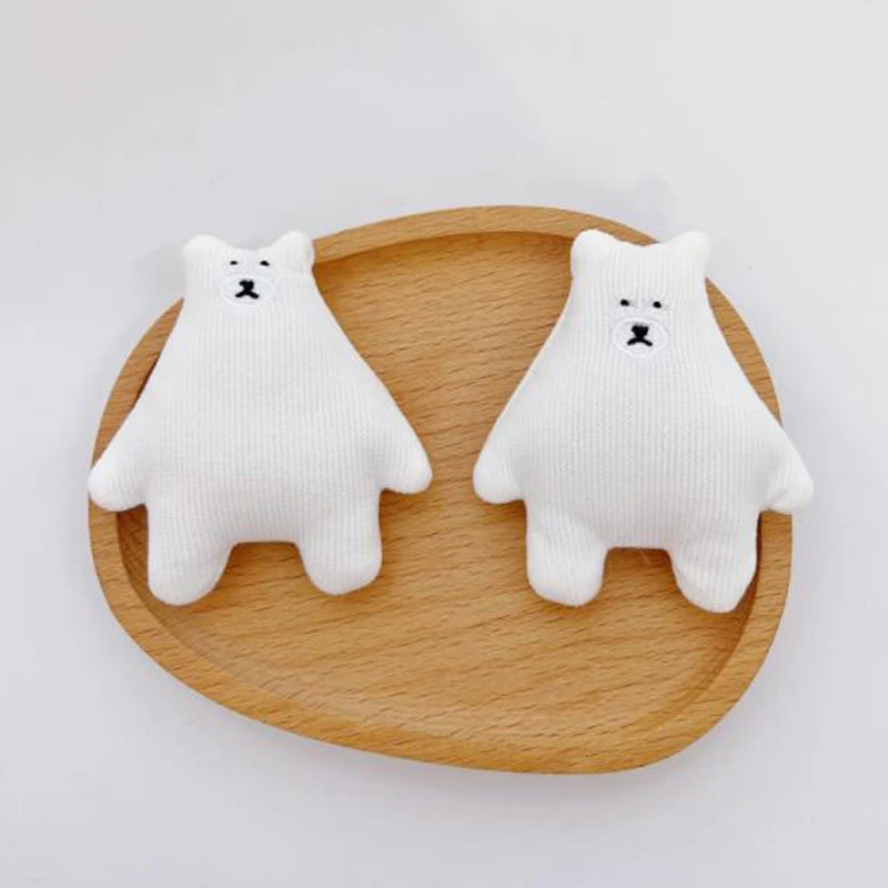 10pcs/lot New Spring Cartoon Fabric Fat Bear Thin Bear Patches DIY Cotton-filled Accessories Children\'s Clothing Bags Decoration